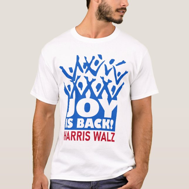 Joy é Back Harris Walz T-Shirt (Frente)