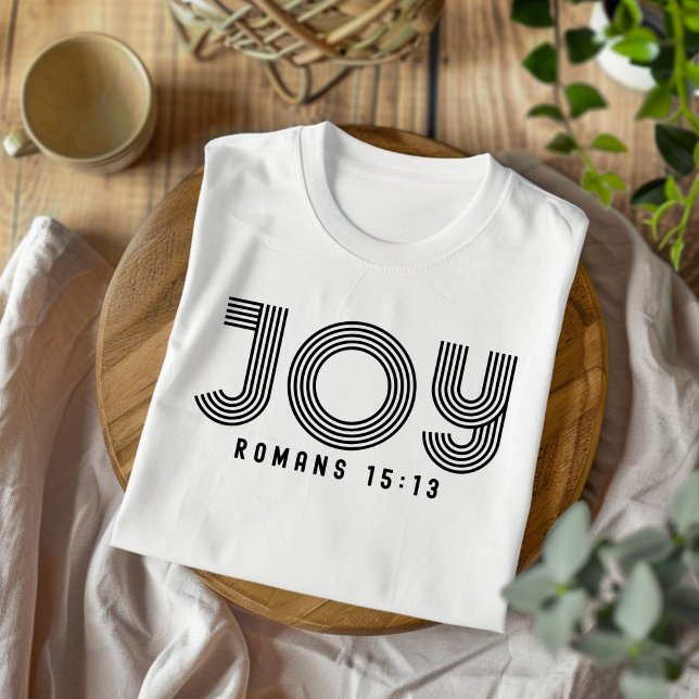 Joy for Men and Women Christian T-Shirt (Criador carregado)