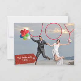 Joy Photo - Cartão de Natal 3x5