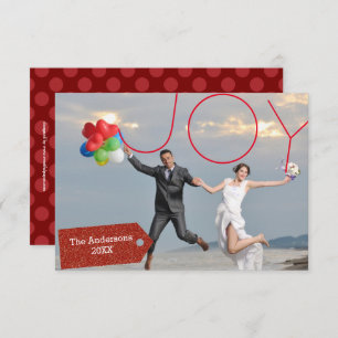 Joy Photo - Cartão de Natal 3x5