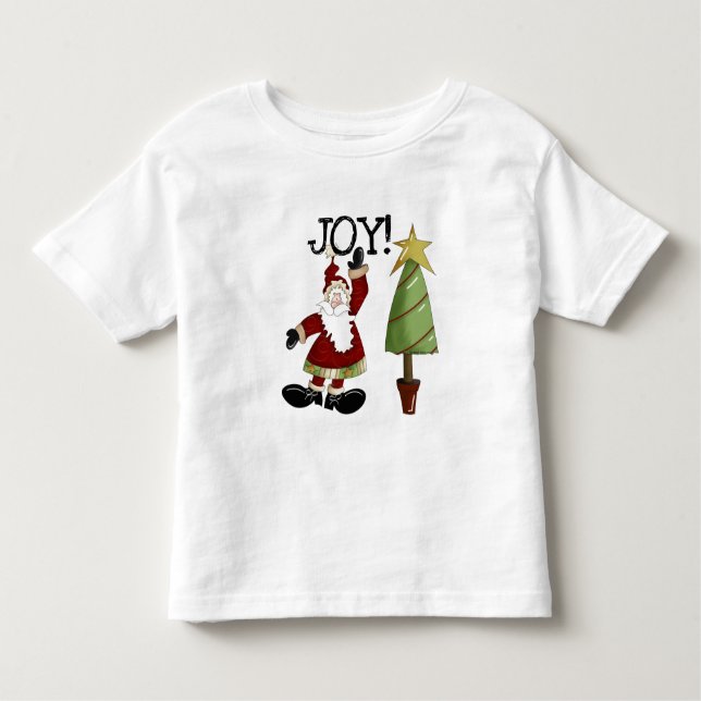 JOY Santa Claus T-shirts e presentes (Frente)