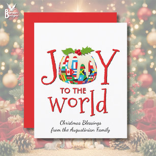 JOY TO THE WORLD Budget Christmas Card (JORNAL DE