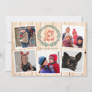 JOY TO THE WORLD CHRISTMAS Photo Collage
