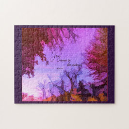 Joy vem na quebra-cabeça da manhã