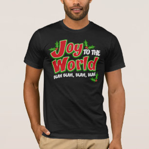 Joy World Blah Blah Dark Bella Canvas T-Shirt