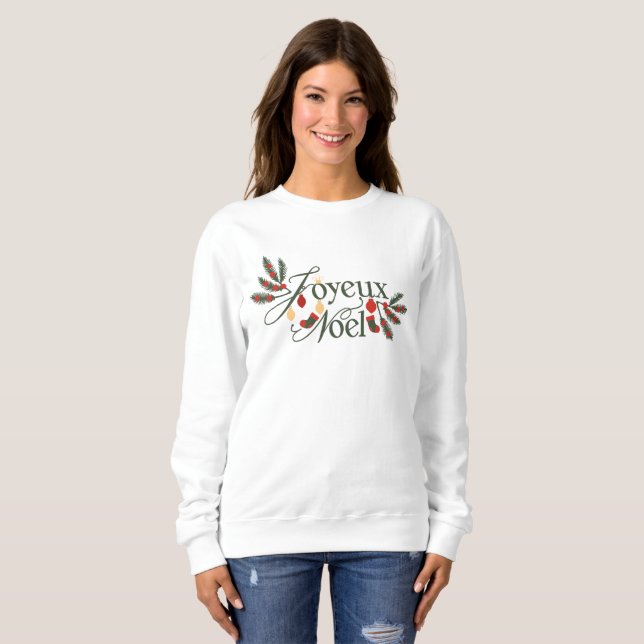 Joyeux Noel Christmas T-Shirt (Frente Completa)