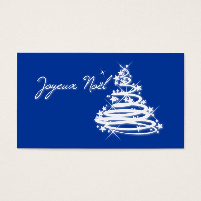 Joyeux Noël com Árvore de Natal (Frente)