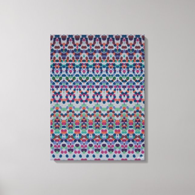 Joyful Confetti Mosaic IV Canvas Print (Frente)