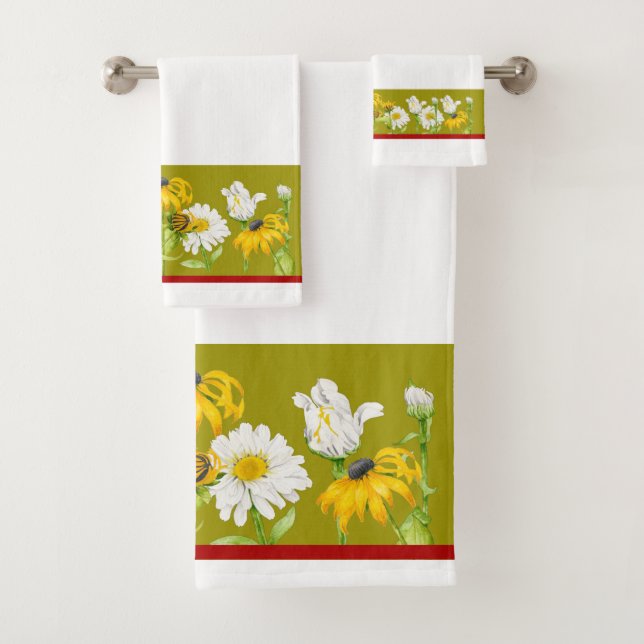 Joyful Summer em um Conjunto de Toalhas de Banheir (Insitu)