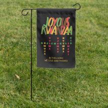 Joyous KWANZAA Princípios Cruzados