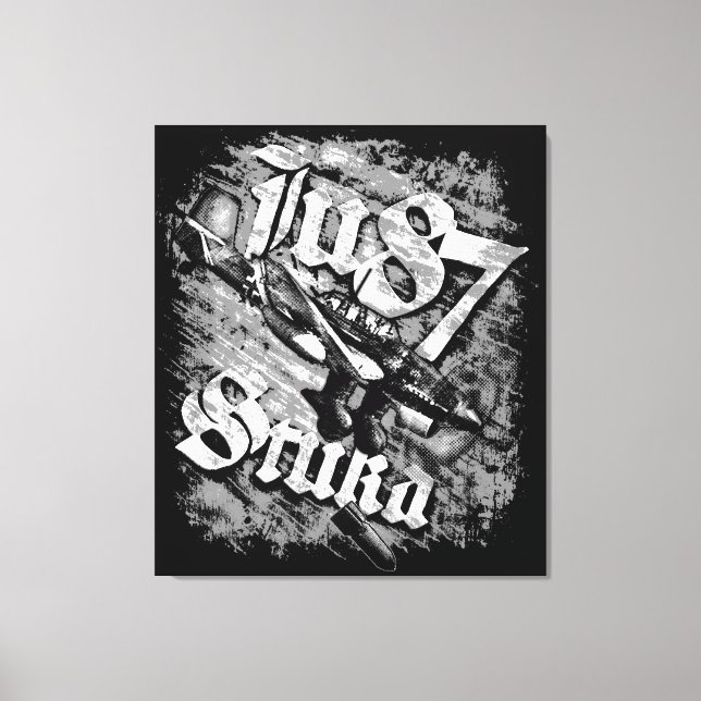 Ju 87 Stuka Canvas Print (Frente)