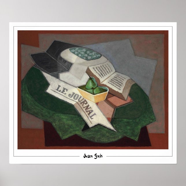 Juan Gris Zedign Art Poster nº 105 (Frente)