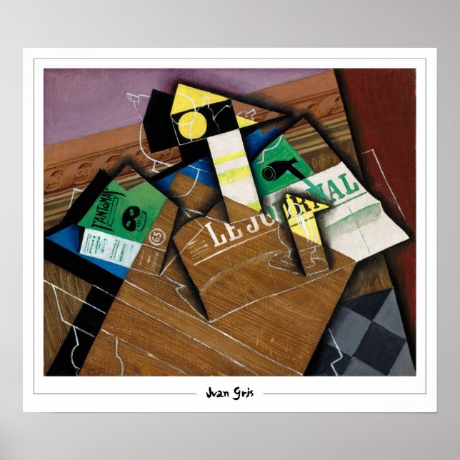 Juan Gris Zedign Art Poster nº 12 (Frente)