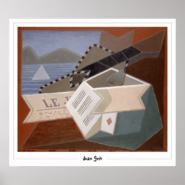 Juan Gris Zedign Art Poster nº 136 (Frente)