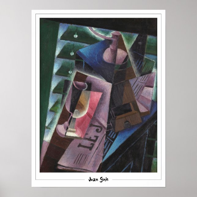 Juan Gris Zedign Art Poster nº 296 (Frente)