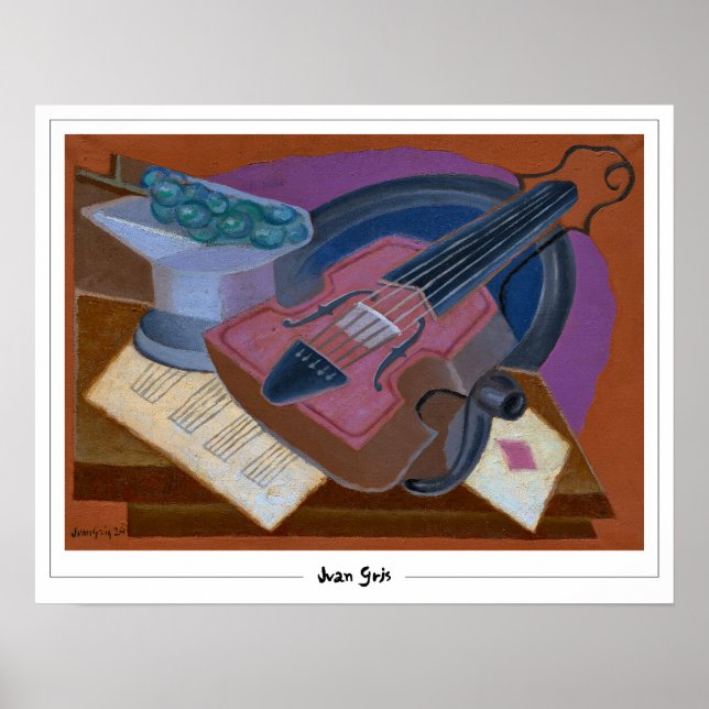 Juan Gris Zedign Art Poster nº 324 (Frente)