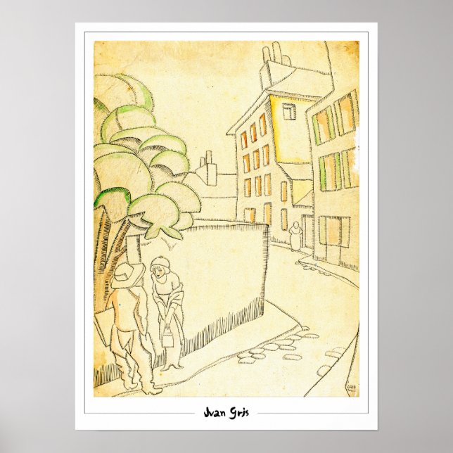 Juan Gris Zedign Art Poster nº 72 (Frente)