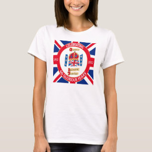 Jubileu de diamante t-shirt comemorativos de 60