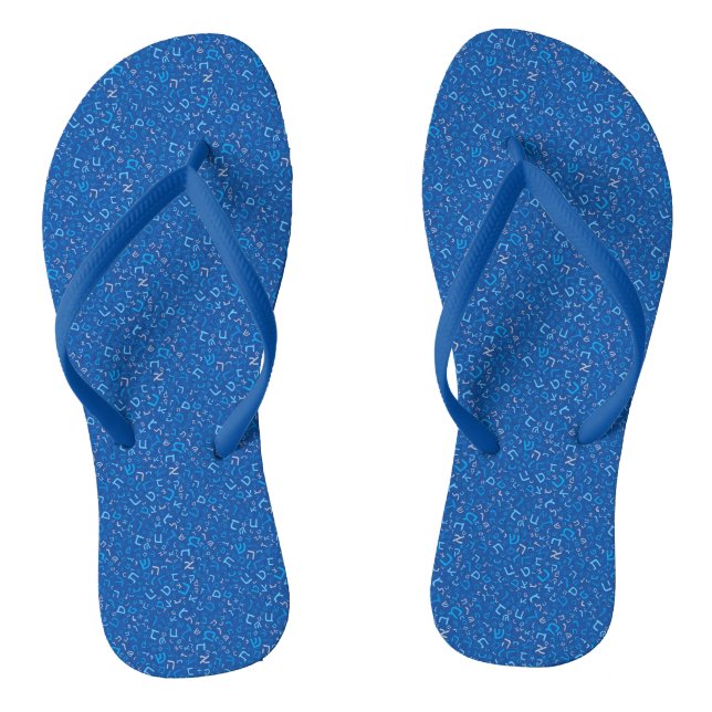 Judaica Themed Chinelos - Calçados Sandals (Pé da cama)