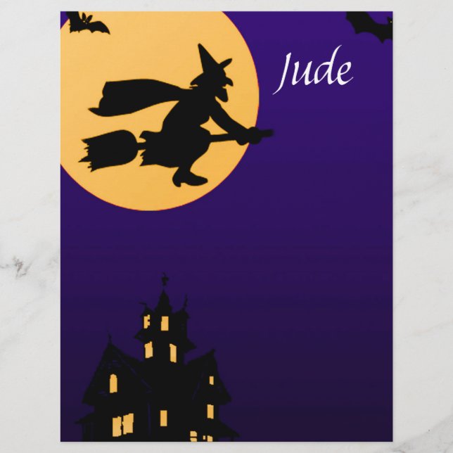 Jude Halloween Letterhead (Frente)