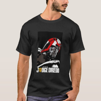 Judge Dredd - Back in Black w Logo Classic T-Shirt