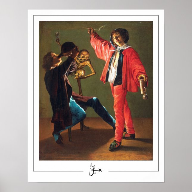 Judith Leyster Zedign Art Poster nº 1 (Frente)