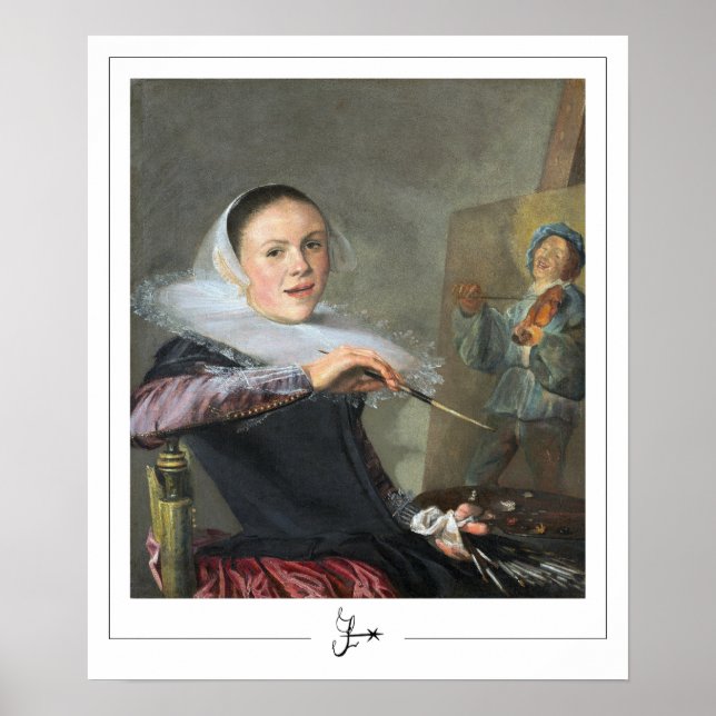Judith Leyster Zedign Art Poster nº 4 (Frente)