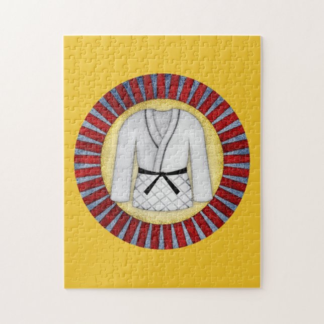 Judo Karate Martial Arts Jigsee Quebra-cabeça Belt (Vertical)