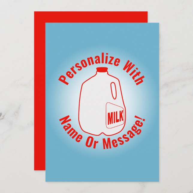 Jug de leite (Frente/Verso)