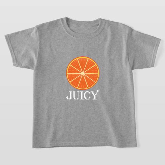 Juicy Orange - Camiseta Básica Feminina Infantil L (Postura )