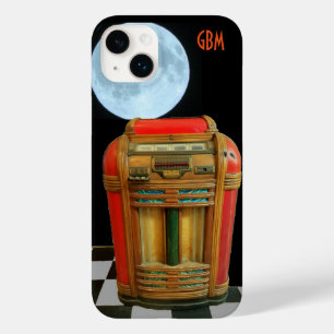 Jukebox Clássica com Cheio Blue Moon Case-M
