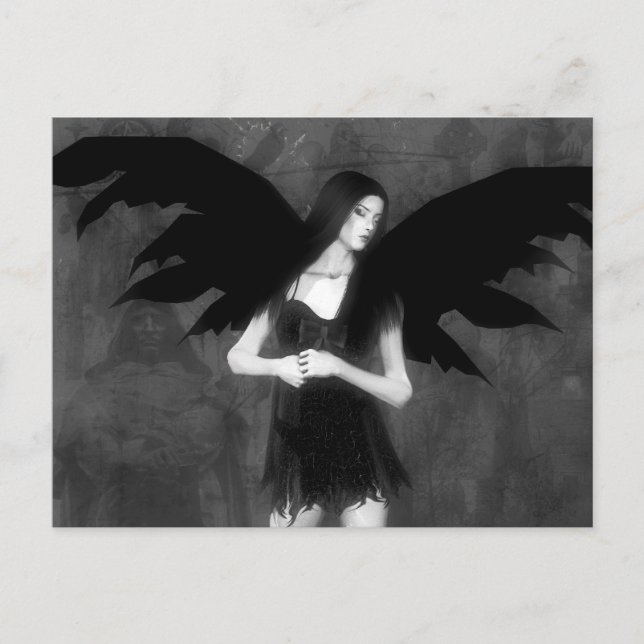 Julgamento Do Cartão De Arte Da Fantasia Gótica Pe (Frente)