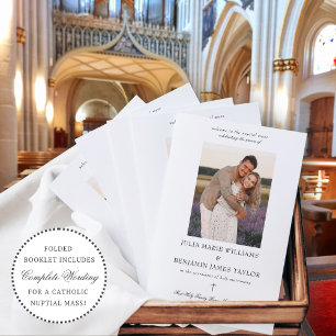 Julia, Cerimônia de Casamento Católico com Program