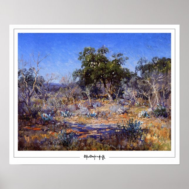 Julian Onderdonk Zedign Art Poster nº 18 (Frente)