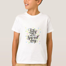 July 25 is a special day-Christmas in July T-Shirt