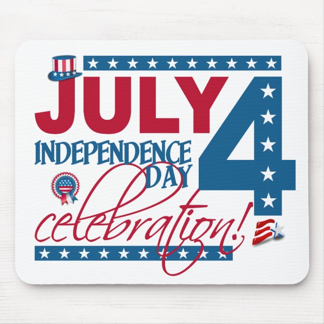 JULY 4 Celebration mousepad (Frente)