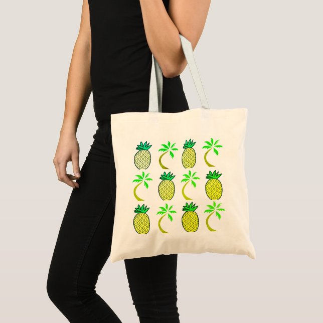 Jumbo Bolsa De Ananás Amarelo E Verde (Frente (produto))