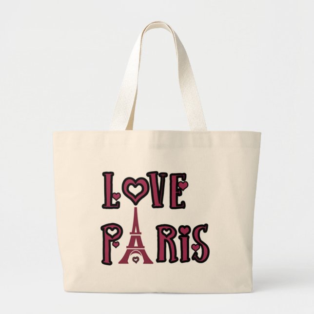 Jumbo Bolsa - Love Paris (Frente)