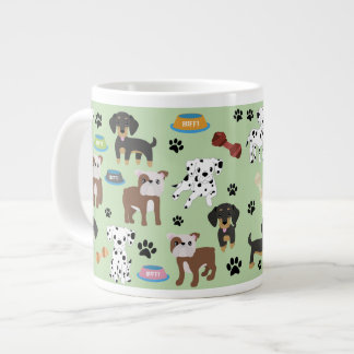 Jumbo de caneca personalizada - Grupo de cães 3