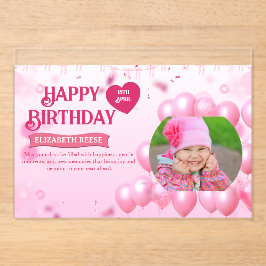 Jump and Play Birthday Invitation Photo Card 