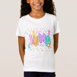 Jump Birthday Girl's T-Shirts<br><div class="desc">Energize o seu aniversário com a nossa t-shirt Jump Birthday Children. Deixe sua estrela brilhar no dia especial com nossa camiseta Jump Birthday Crianças!</div>