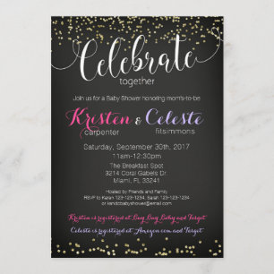 Junção de convite para Chás de fraldas de Meninos