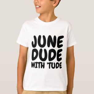 JUNE Birthday T-shirts de homens e rapazes