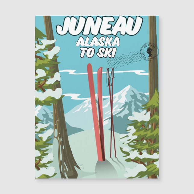 Juneau Alasca Para Esquiar (Frente)