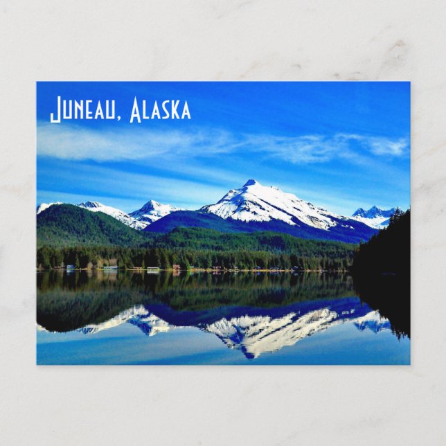 Juneau, cartão postal do Alasca (Frente)