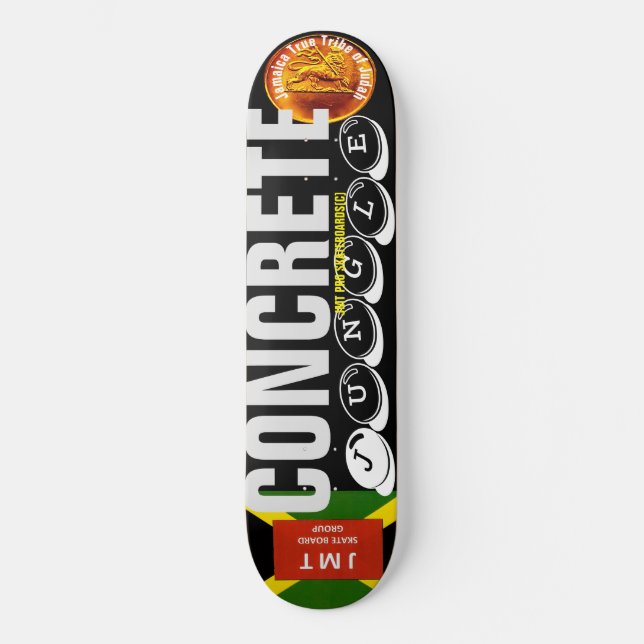 JUNGLE DE CONCRETO 8 1/4" Skateboard Deck (Frente)