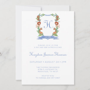 Jungle Safari Crest Boy Sip E Veja Convite