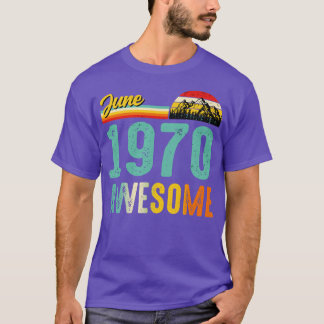 Junho De 1970 Camisa De Presente De Aniversário Vi