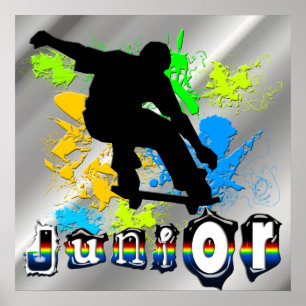 Júnior - poster Skateboarding