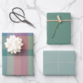 Juniper & Mint Wrapping Paper Flat Sheet Set of 3